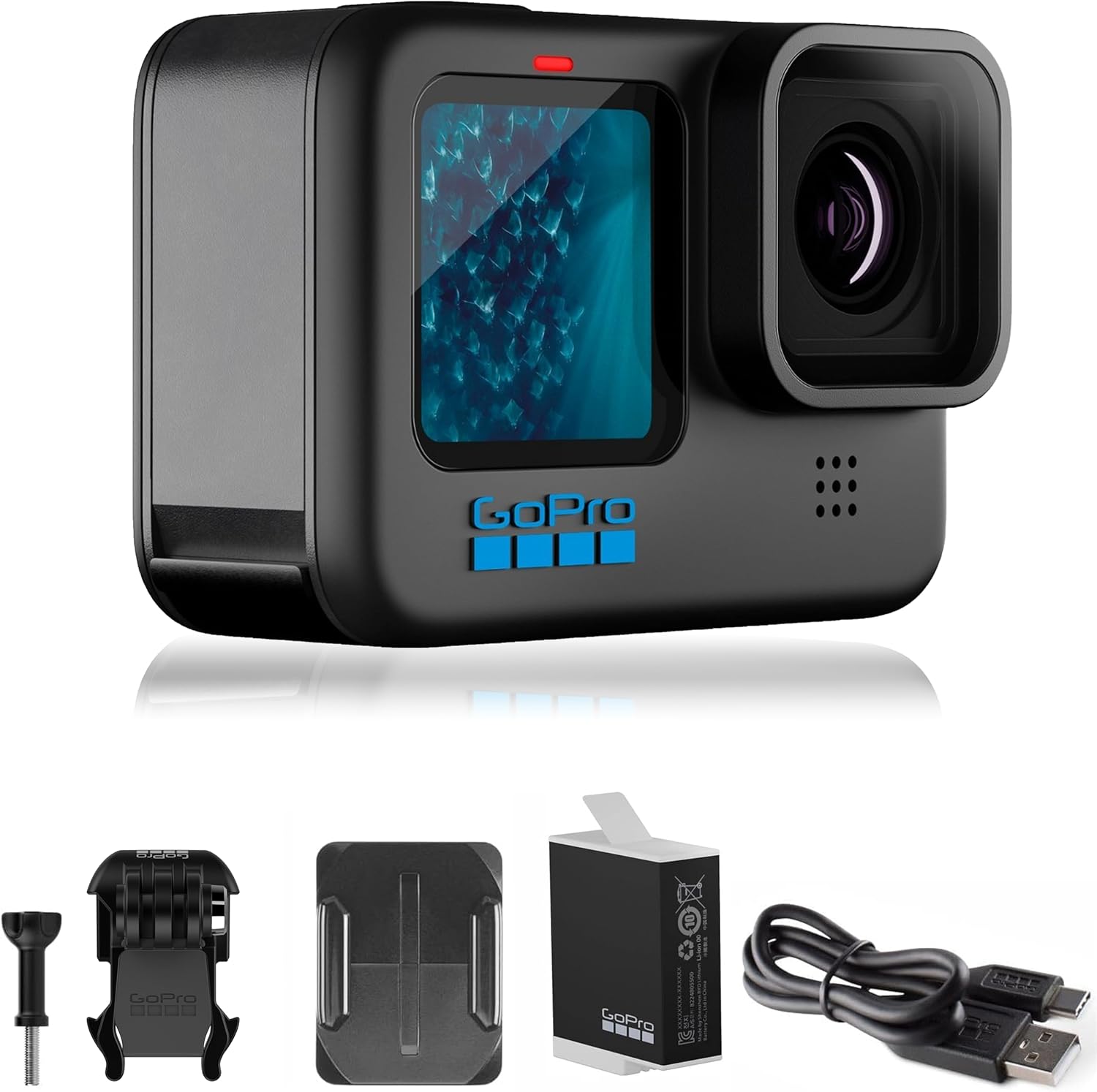 GoPro HERO11 Black – E-Commerce Packaging - Waterproof Action Camera with 5.3K60 Ultra HD Video  27MP Photos  1/1.9" Image Sensor  Live Streaming  Webcam  Stabilization