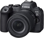 Canon EOS R6 Mark II Mirrorless Camera RF24-105mm F4-7.1 is STM Lens Kit  Full-Frame Hybrid Camera  24.2 Megapixel CMOS Sensor  Photo and Video Capabilities  Black