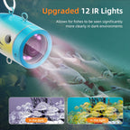 Eyoyo Underwater Fishing Camera 7 Inch 15M w/o DVR + 7 Inch 30M w/DVR