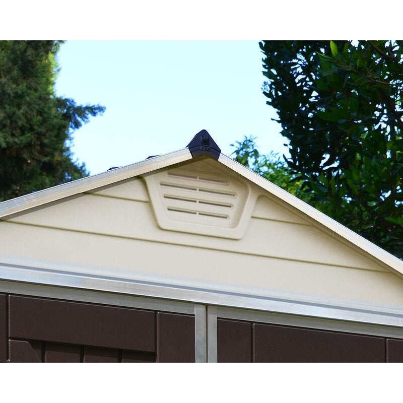 SkyLight 6 ft. W x 8 ft. D Plastic Storage Shed
