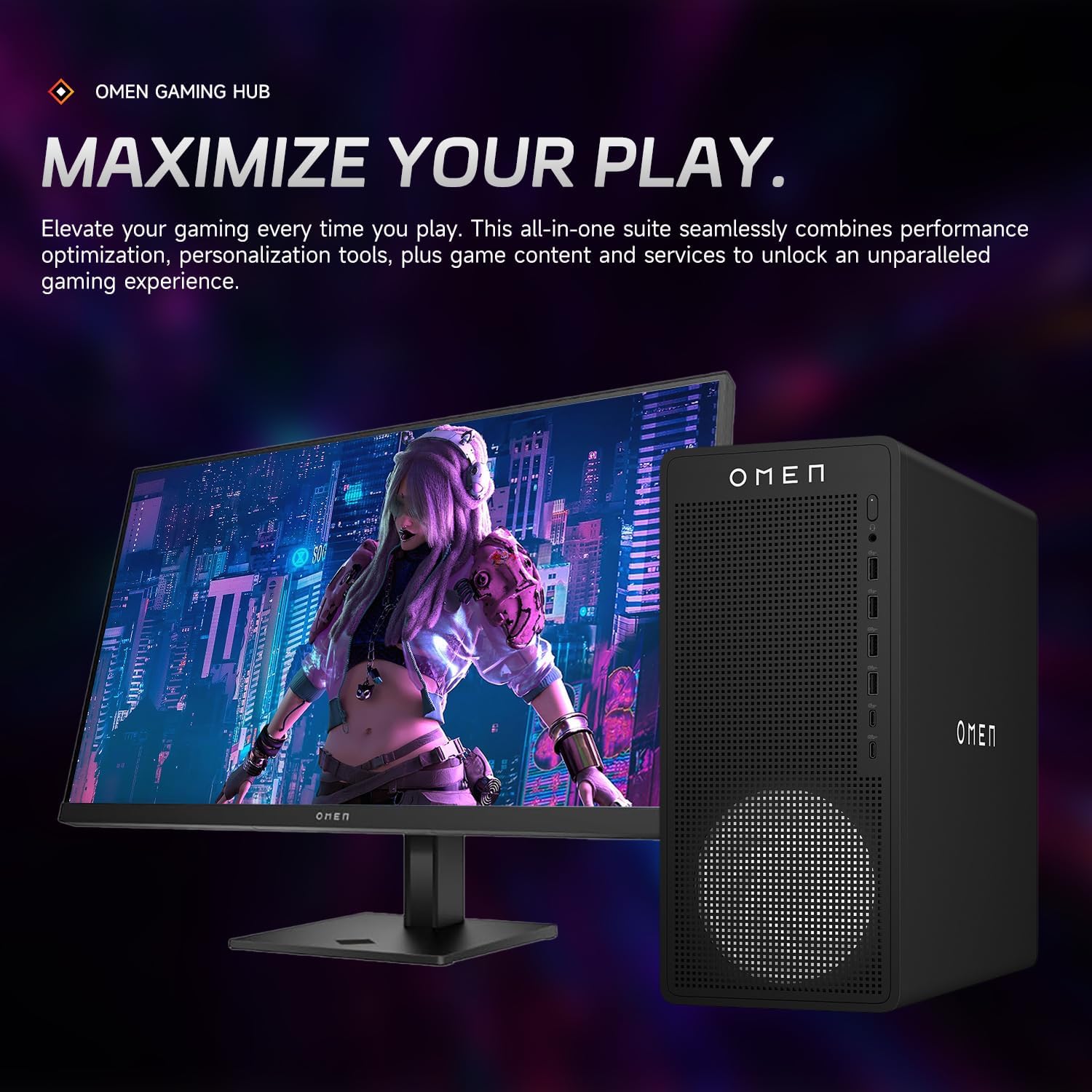 HP OMEN 16L Gaming Desktop  AMD Ryzen 7 8700F (Beats Intel i7-14700F)  NVIDIA RTX 5060  32GB DDR5 RAM  1TB SSD  W11P  Music Production Workstation  Bundle with Thunderobot KG3089R Gaming KB