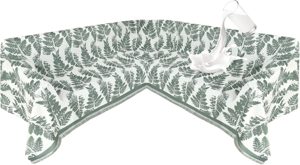 1OO% Waterproof Sectional Couch Covers for Dogs L Shaped Corner Sofa Cover Washable Chenille Sofa Slipcovers Blanket Modern Jacquard Pet Furniture Protector (91"x252", Sage Green)