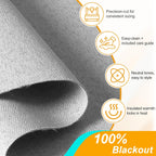 BERISSA Cordless Roman Shades for Windows Blackout,Pull Down Linen Fabric Roman Blinds,Privacy Window Shades for Door Windows,Bedroom,Office,Easy to Install,Misty White,72" W x 78" H.