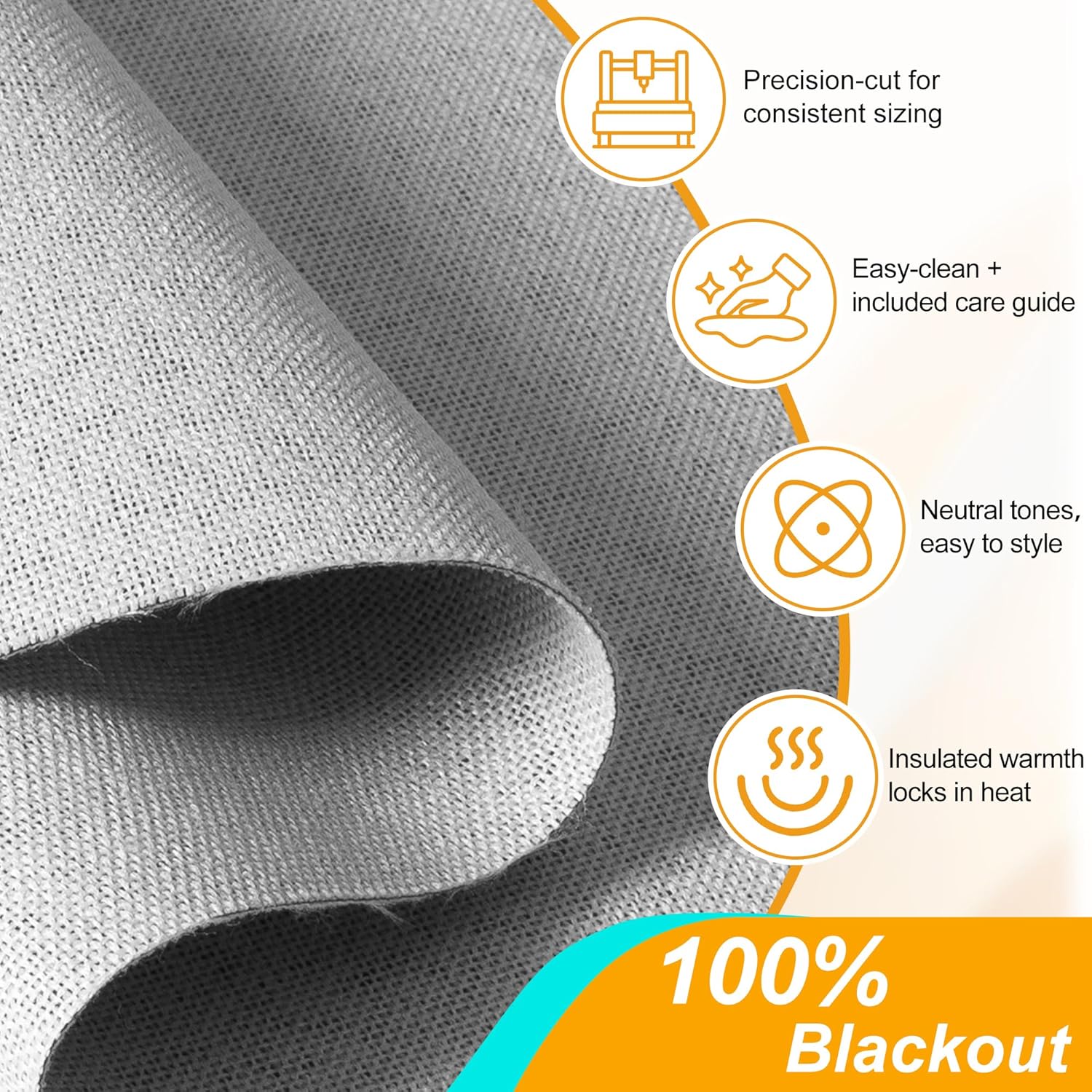 BERISSA Cordless Roman Shades for Windows Blackout,Pull Down Linen Fabric Roman Blinds,Privacy Window Shades for Door Windows,Bedroom,Office,Easy to Install,Misty White,72" W x 78" H.