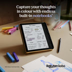 Kobo Libra Colour | eReader | 7" Glare-Free Colour E Ink Kaleido 3 Display | Dark Mode Option | Audiobooks | Waterproof