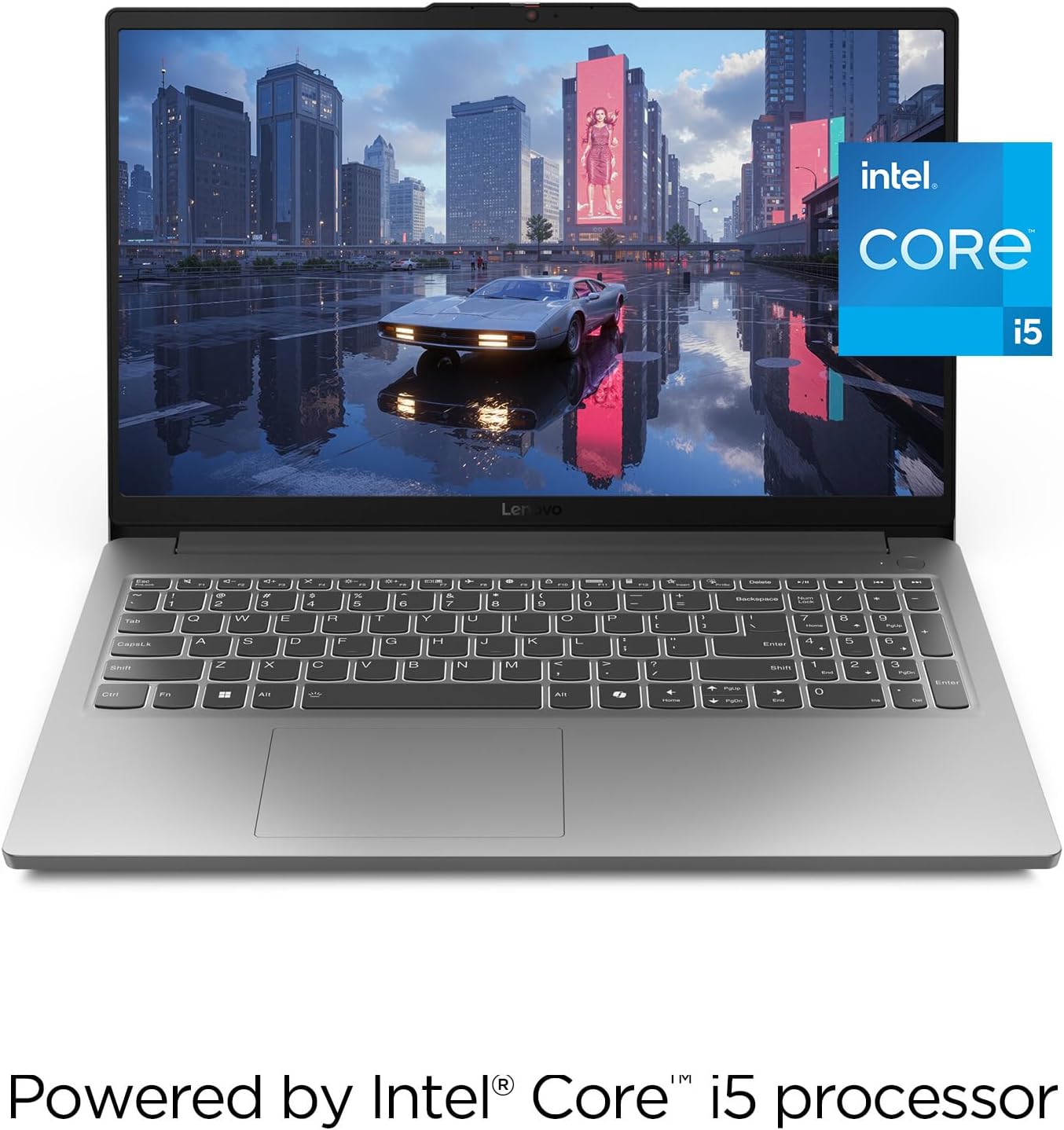 Lenovo LOQ Essential – AI-Powered Student Gaming Laptop - Intel® Core™i5-12450HX - 15.6" FHD IPS Display – 144Hz Refresh Rate – NVIDIA® GeForce RTX™ 4050 – 8GB Memory – 512GB SSD Storage – Luna Grey