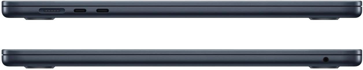2023 Apple MacBook Air with Apple M2 Chip with 8-Core CPU/10-Core GPU (15-inch  8GB RAM  256GB SSD Storage) (QWERTY English) Midnight (Renewed)