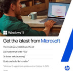 HP Ultrabook Laptop • 1TB Online with 128GB Speed Stack (64GB onboard and 64GB USB) Storage • 8GB Smart RAM • All-Day Battery • Windows 11 • 1 Year Microsoft Office 365