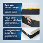 12 Inch Full Size Memory Foam Mattress, Cooling Memory Foam Mattress in a Box, Full Size Mattress for Pressure Relief and Cool Sleep, Medium Plush, CertiPUR-US Certified Foam