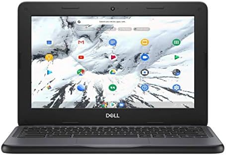 Dell Chromebook 11 3100 11.6"" Touchscreen Chromebook - HD - 1366 x 768 - Celeron - 4GB RAM - 32GB Flash Memory, Black (Renewed)