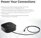 HP Docking Station for Laptop Dual Monitor and Charging Bundle - HP USB-C G5 Dock 5TW10AA / 5TW10UT / 5TW10AA#ABB with 120W Adapter  HDMI  DisplayPort  USB-C Cables & Microfiber Cleaning Cloth
