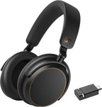 Sennheiser ACCENTUM Wireless Bluetooth Headphones - 50-Hour Battery Life  Audio  Hybrid Noise Cancelling (ANC)  All-Day Comfort and Clear Voice Pick-up for Calls  Black/Copper