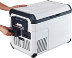 Explorer Bear Urban Series 48QT/45L 12V/24V Portable Battery Powered Electric Cooler Fridge Freezer Powered by LG Compressor (Battery Not Included)
