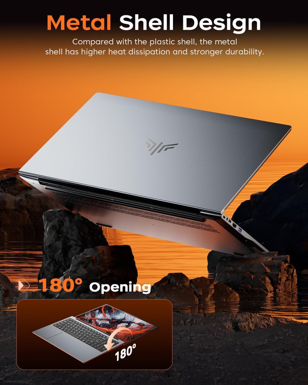 Gaming Laptop  16.0inch Laptop Computer with AMD Ryzen 7 5825U(8C/16T  Up to 4.5GHz)  16GB RAM 512GB NVMe SSD Windows 11 Laptop  Radeon RX Vega 8 Graphics WiFi 6  Backlit KB