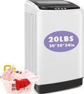 Nictemaw Portable Washing Machine 20Lbs Capacity 2.8 Cu.ft Portable Washer and Dryer Combo with 10 Programs and 8 Water Level Selections Compact Washer Machine for Apartments, Dorms, Rv-Glass Cover