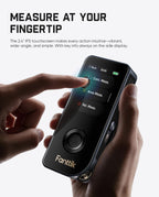 Fanttik A11 Ultra 3-in-1 Laser Measuring Tool, 197Ft Digital Laser Distance Measure with IPS Touch Screen & Side LCD, Wheel Roller & 3-Axis Digital Level, Rechargeable for Home DIY & Indoor Projects