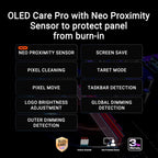 ASUS ROG Strix 32” 4K OLED Gaming Monitor (XG32UCWG) - TrueBlack Glossy OLED  Dual Mode (4K@165Hz  FHD@330Hz)  0.03ms  G-SYNC Compatible  Neo Proximity Sensor  USB-C  HDMI 2.1  3 yr Warranty