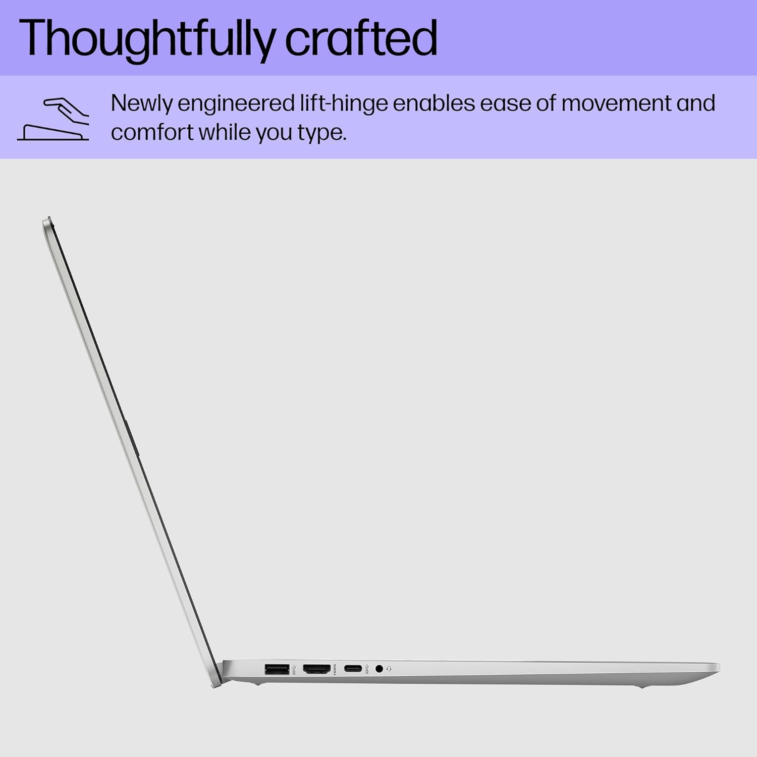 HP 17.3 inch Laptop  FHD Display  Intel Core i5-1334U  16 GB RAM  512 GB SSD  Intel Iris Xe Graphics  Windows 11 Home  Natural Silver  17-cn3399nr