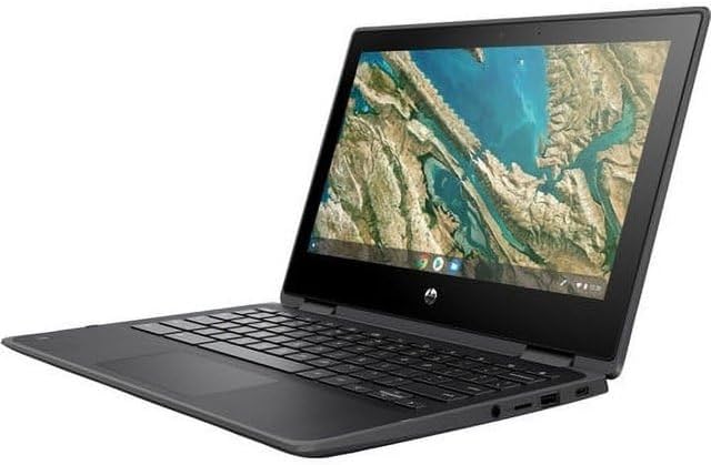 HP Chromebook x360 11 G3 EE 11.6" Touchscreen 2 in 1 Chromebook - Intel Celeron N4020-4GB - 32GB Flash Memory - Intel UHD Graphics 600 - Chrome OS (Renewed)
