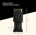 Fellow Ode Gen 2 64mm Flat Burr Coffee Grinder, Single Dose, 31 Grind Settings, Electric, Stainless Steel, Quiet & Anti-Static for Pour Over, French Press & Cold Brew – Matte Black