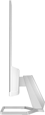 HP Series 5 524sw 24" 300 nits IPS FHD Monitor (Replaces M24FW) Adjustable Tilt  Flicker Free  Anti-glare  Ultra-thin  Low-Blue Light Filter  1x HDMI  White/Silver w/DKZ Hub USB Port Expander (2 Pack)