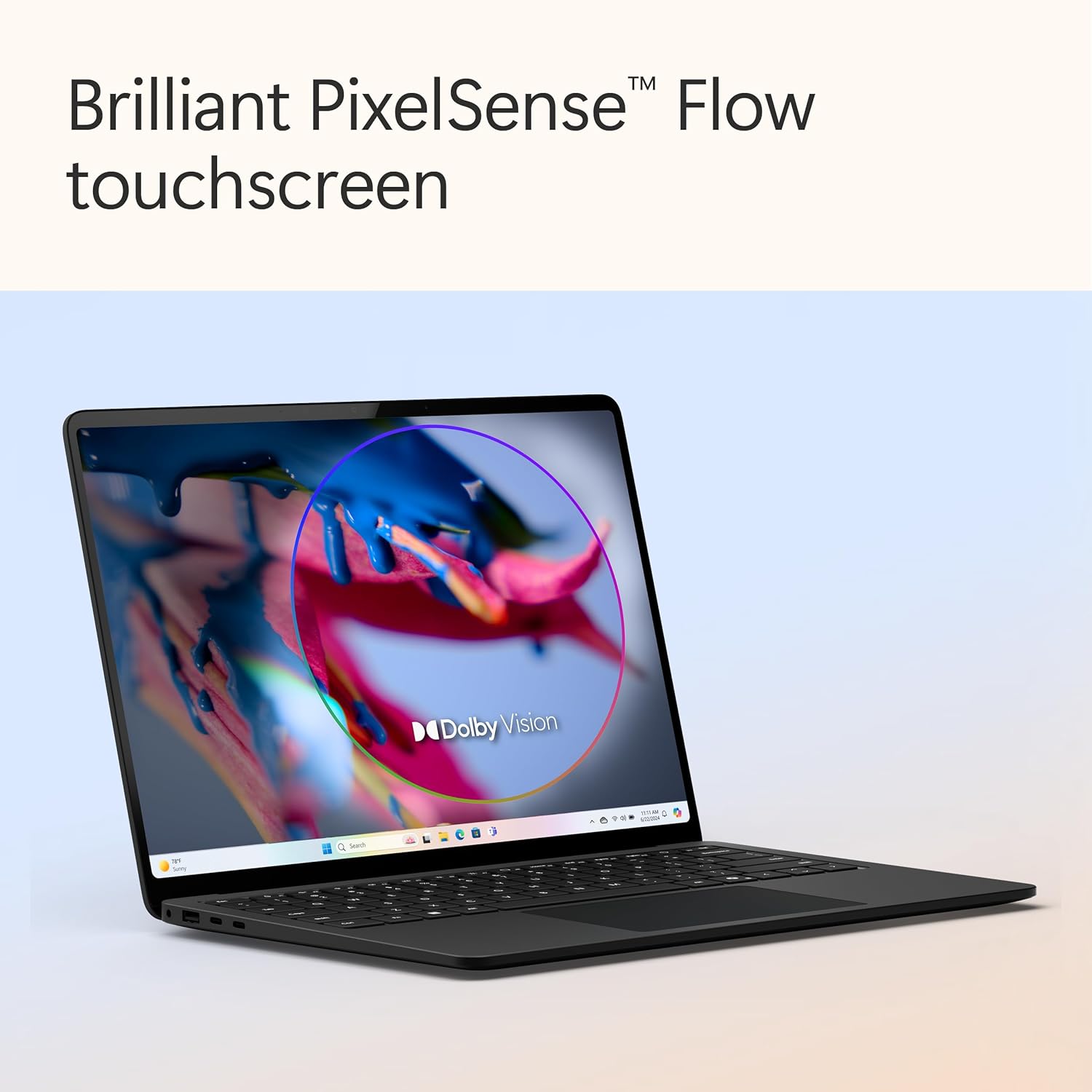 Microsoft Surface Laptop (2024)  Windows 11 Copilot+ PC  13.8" Touchscreen Display  Snapdragon X Elite (12 core)  32GB RAM  1TB SSD Storage  Black
