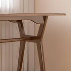 Solid Wood Study Desk - 63" Double Long Computer Table for Home Office, 2-Person PC Workstation, Walnut