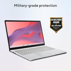 ASUS Chromebook CX15 Laptop  15.6" FHD Anti-Glare Display  Intel Celeron N4500 Processor  128GB Storage  8GB RAM  ChromeOS  Pure Grey  CX1505CKA-AS88F-PG