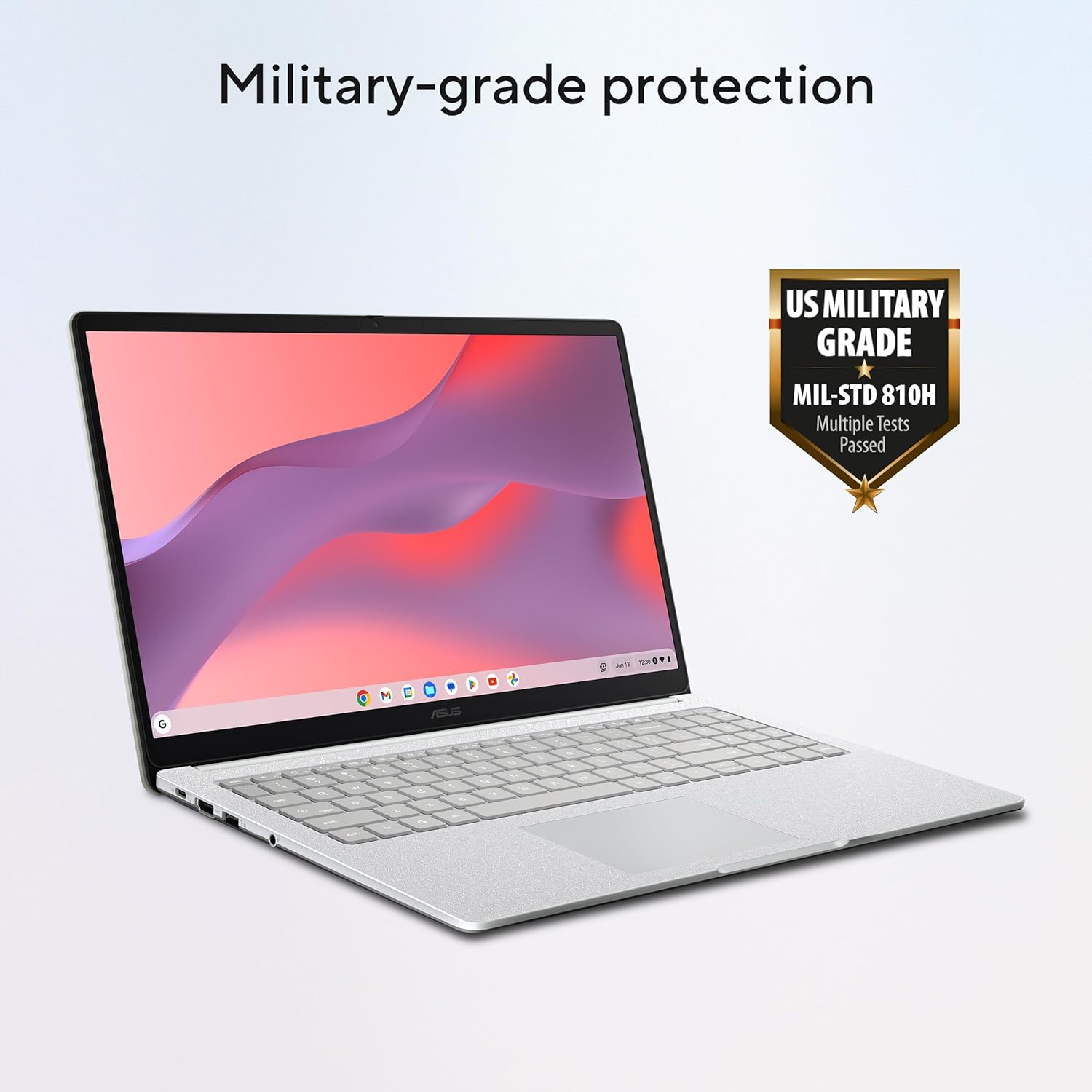 ASUS Chromebook CX15 Laptop  15.6" FHD Anti-Glare Display  Intel Celeron N4500 Processor  128GB Storage  8GB RAM  ChromeOS  Pure Grey  CX1505CKA-AS88F-PG