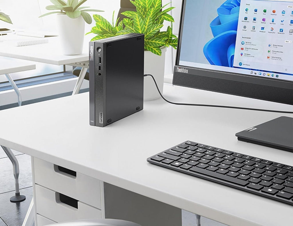 Lenovo ThinKCentre neo 50q Gen 4 Tiny 1L Business Mini Desktop Computer  13th Gen Intel 8-Core i5-13420H (Beat i7-1355U)  16GB DDR4 RAM  512GB PCIe SSD  2 DisplayPorts  WiFi 6  Win 11 Pro  Vent-Hear