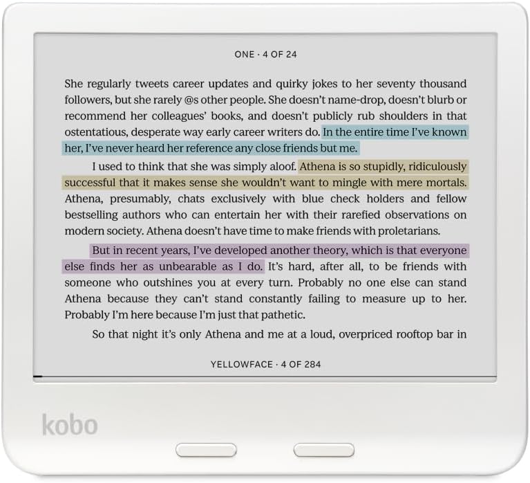 Kobo Libra Colour | eReader | 7" Glare-Free Colour E Ink Kaleido 3 Display | Dark Mode Option | Audiobooks | Waterproof