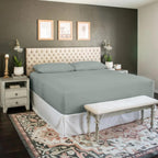 Luxe & Lazy Sheet Set (King, Sea)
