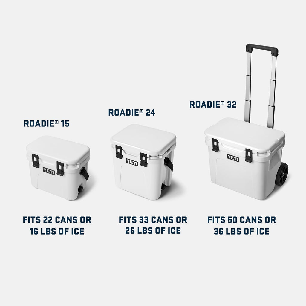 YETI Roadie 24 2.0 Hard Cooler with DoubleDuty Shoulder Strap and Drain Plug