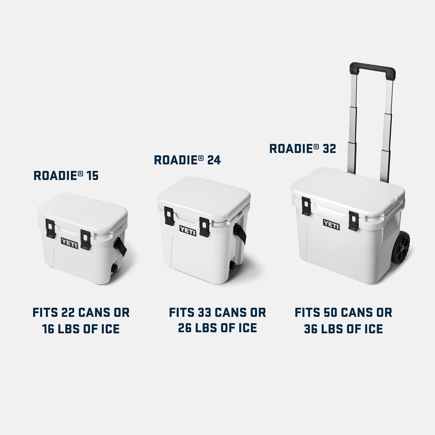 YETI Roadie 24 2.0 Hard Cooler with DoubleDuty Shoulder Strap and Drain Plug