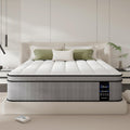 ETMOON 12 Inch Twin XL Mattress, Hybrid Memory Foam Mattress, Medium Firm for Side & Back Sleepers, Motion Isolation, Reinforced Edges, Targeted Back Support, No Fiberglass, Bed in a Box