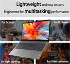 Lenovo IdeaPad 1 Student Laptop  15.6" FHD Display  Intel Dual Core Processor  12GB RAM  512GB SSD + 128GB eMMC  1 Year Office 365  Wi-Fi 6  Webcam  Bluetooth  SD Card Reader  Windows 11 Home  Grey