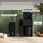 Fellow Aiden Precision Coffee Maker – 10-Cup Thermal Carafe, Programmable Drip Coffee Machine, Single Serve & Batch Brew, Adjustable Brew Strength, Removable Water Tank, Matte Black