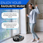 Philips Portable CD Player Boombox Bluetooth with Cassette Player All in one Powerful Stereo Boom Box CD Player for Home Mega Bass Reflex Speakers  Radio/USB/MP3/AUX Input with Backlight LCD Display