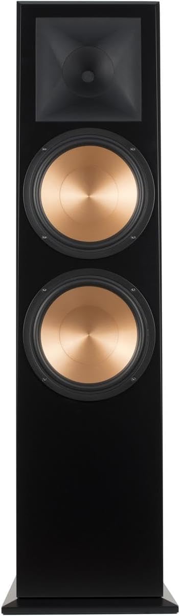 Klipsch RF-7 III Black Ash Wood Furniture Made Floorstanding Speaker Pair with a RC-64 III Black Ash Wood Furniture Made Center Channel Speaker and a R-120SW Subwoofer (2017)