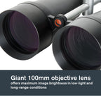 Celestron SkyMaster 25x100 Binoculars – Giant Aperture Binoculars for Deep-Sky Astronomy & Long-Distance Viewing – Multi-Coated Optics – Includes Tripod Adapter & Carrying Case