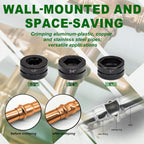 Copper Tube Fitting Crimping Tool Copper Pipe Crimper Press with 1/2" 3/4" and 1" Jaw for ProPress Copper Fitting
