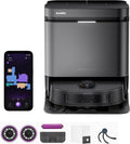 Eureka J15 Evo Ultra Self-Emptying Robot Vacuum and Mop Combo, 22,000 Pa Suction Auto Mop Lifting 131°F Hot Air Dry Scrub Extend Robotic Vacuum Cleaner
