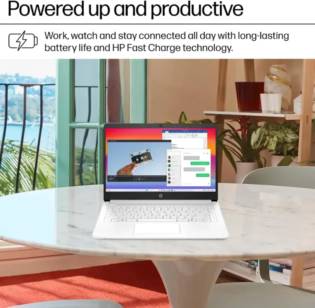 HP Ultra Slim Laptop for Students and Business | 1 Year Office 365 | Intel Quad-Core  8GB RAM | 1.6TB Storage (1TB Cloud  512GB External and 128GB SSD) | Windows 11 Home  no Earbuds  Silver