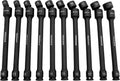 Astro Tools 78354 10-Piece 3/8" Drive 6 Point Pinless Universal Torque-Saver Impact Extension Socket Set - Metric