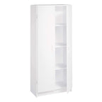 ClosetMaid Pantry Cabinet Cupboard with 2 Doors, Adjustable Shelves, Standing, Storage for Kitchen, Laundry or Utility Room, White