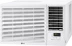 LG 12,200 BTU Window Air Conditioner with Supplemental Heat, 230/208V, Cools 570 Sq.Ft. (19' x 30' Room Size), Electronic Controls with Remote, 2 Cooling, Heating & Fan Speeds, Slide in-Out Chassis