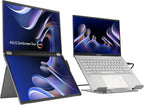 ASUS ZenScreen Duo OLED 360° Foldable Portable Monitor (MQ149CD) - Dual 14-inch  16:10  1920x1200  DisplayHDR400 True Black  100% DCI-P3  Delta
