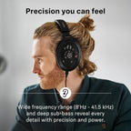 Sennheiser HD 660S2 - Audiophile Open-Back Over Ear Headphones with Deep Bass Extension and Refined Acoustic Performance  Over-Ear Headphones for PC  Music  Gaming  Podcasts  Premium Black