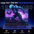 NIMO 2025 Gaming Laptop  15.6" FHD Laptop with AMD R7 7735HS (Beat i7-12650H  Up to 4.75GHz)  16GB DDR5 RAM 512GB SSD Computer with Radeon 680M 100W Type-C Backlit KB Fingerprint