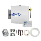 AprilAire 500 12-gal. Whole-House Small Bypass Evaporative Humidifier with Automatic Digital Control for up to 3,600 sq. ft. + AprilAire Model 5844 Humidifier Installation Kit